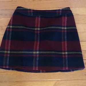 Abercrombie and Fitch plaid mini